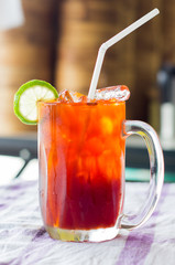 iced lemon tea