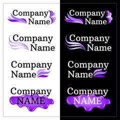 Set of Brand Identity Design. Lilac Logo