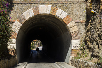 Tunel near Gibralfaro/Tunel w drodze na Gibralfaro