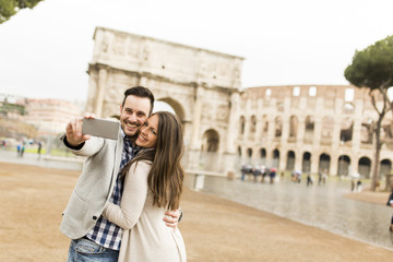 Couple in Rome