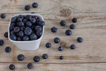 Blueberries in a bowl