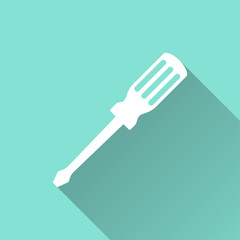 Screwdriver  - vector icon.