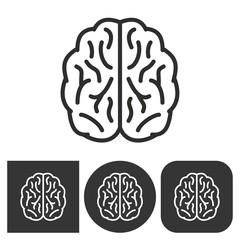 Brain - vector icon.