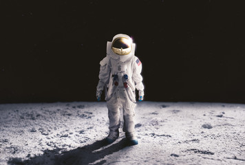 Astronaut walking on the moon © fergregory