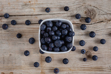 Blueberries in a bowl