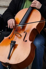 Fototapeta premium Cello player 