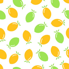 Citrus seamless pattern.
