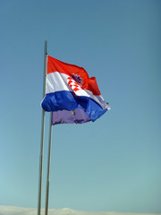 Kroatische Flagge