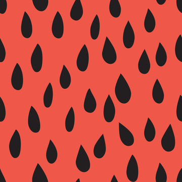 Abstract watermelon background. Seamless vector pattern