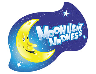 Naklejka premium Moonlight Madnes