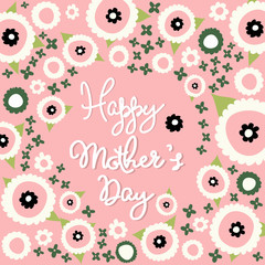 Mother's Day, floral pattern
