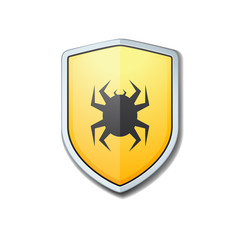 Virus Protection shield sign