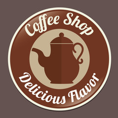 delicious coffee design 