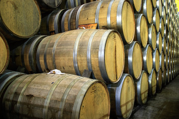 Oak barrels