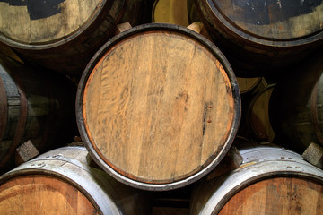 Oak barrels