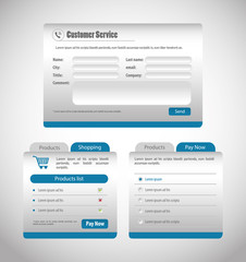 Fototapeta premium website design template design 