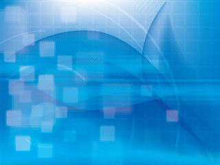 Technology background blue futuristic abstract with bright lights.