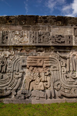 Temple of the Feathered Serpent detail