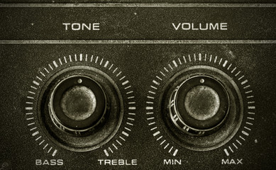 Old Tone and Volume button vintage style