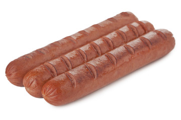 newly cooked hotdogs