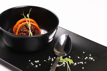 Soup, molecular cuisine.