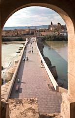 Obraz na płótnie Canvas Cordoba Roman Bridge