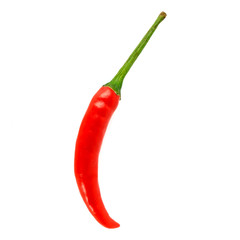 red chili pepper isolated on white background