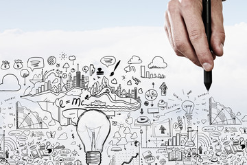 Obraz premium Idea for success achieving
