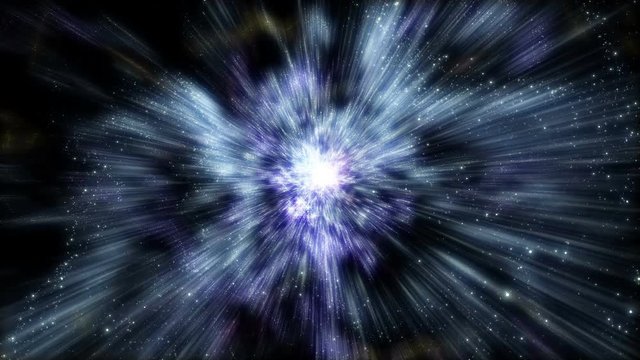 The Heavens 0505: Flying through star fields in space (Loop).