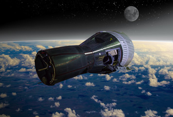Obraz na płótnie Canvas Gemini Space Capsule