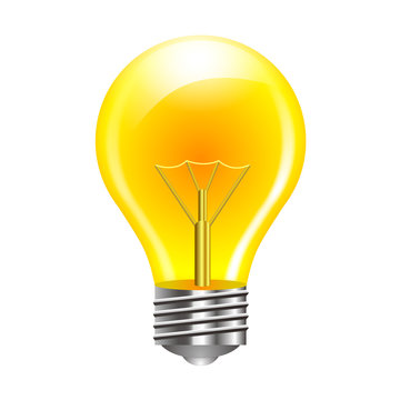 電球 アイコン イラスト Stock ベクター Adobe Stock