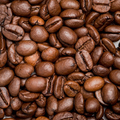Coffee beans background