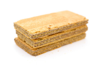 wafer blocks on a white background