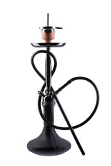 Modern hookah isolated on white background