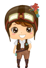 Steampunk Kid Boy