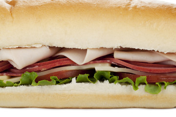 sandwich with ham and cheese