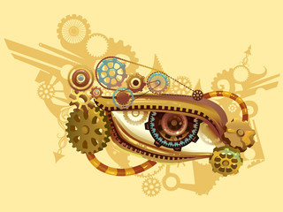 Steampunk Eye Design