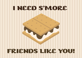 S'more greeting card