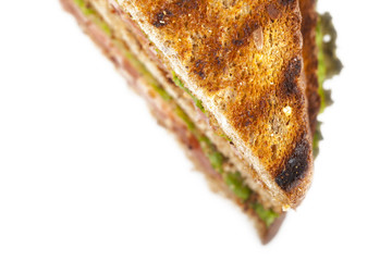 cropped toasted sandwich