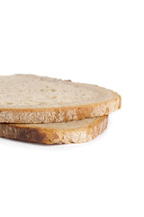 two slices of toasted bread