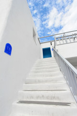 Modern white stair
