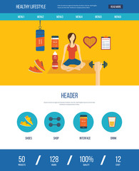 Concept of healthy lifestyle, fitness and physical activity. Yoga classes