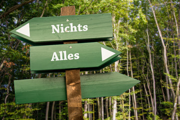 Schild 99 - Alles