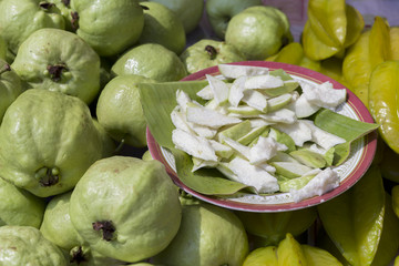 Fresh Guava from the market in Thailand