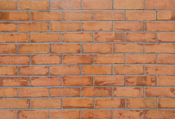 Natural color Red brick wall background