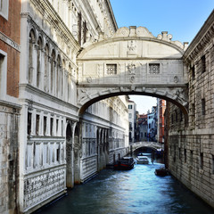 Naklejka premium Seufzerbrücke in Venedig
