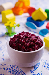 Baby food from beets