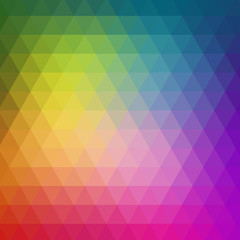 Colorful triangle abstract background