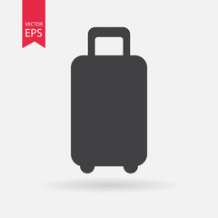 Travel Luggage icon,  Suitcase icon web. Vector icon suitcase. Travel bag icon flat. Suitcase icon new. Baggage icon.