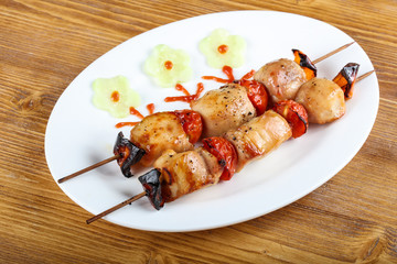 Kids style chicken barbeque